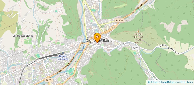 localisation de l'entreprise MADAME ISABELLE SOIBAUD  DIGNE-LES-BAINS