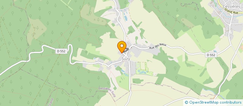localisation de l'entreprise MADAME ISABELLE SOMMESOUS  CESSIERES-SUZY