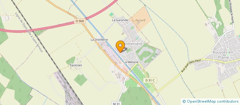 localisation de l'entreprise MADAME ISABELLE SORDET à BRETENIERE
