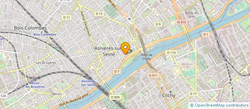 localisation de l'entreprise MADAME ISABELLE SOREL à ASNIERES-SUR-SEINE