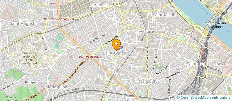 localisation de l'entreprise MADAME ISABELLE SORIN  BORDEAUX