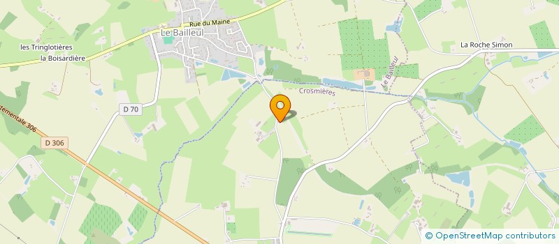 localisation de l'entreprise MADAME ISABELLE SORNIN  LE BAILLEUL