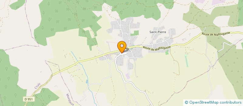 localisation de l'entreprise MADAME ISABELLE SORRENTINI  CRUIS