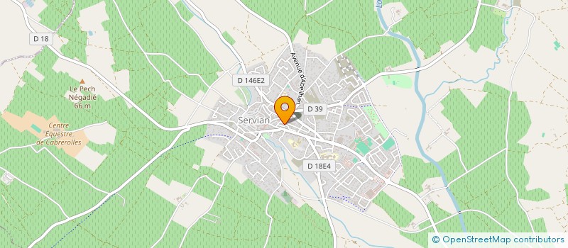 localisation de l'entreprise MADAME ISABELLE SOUCHON  SERVIAN