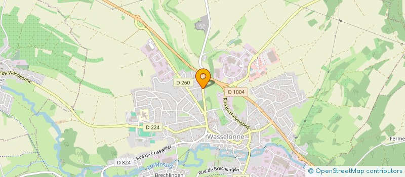 localisation de l'entreprise MADAME ISABELLE SOUDIER  WASSELONNE