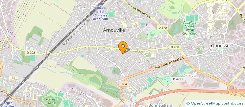 localisation de l'entreprise MADAME ISABELLE SOULAS à ARNOUVILLE