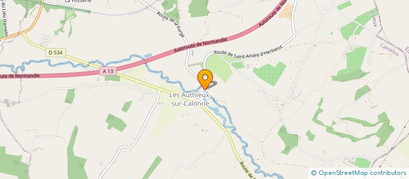 localisation de l'entreprise MADAME ISABELLE SOULBIEU  LES AUTHIEUX-SUR-CALONNE