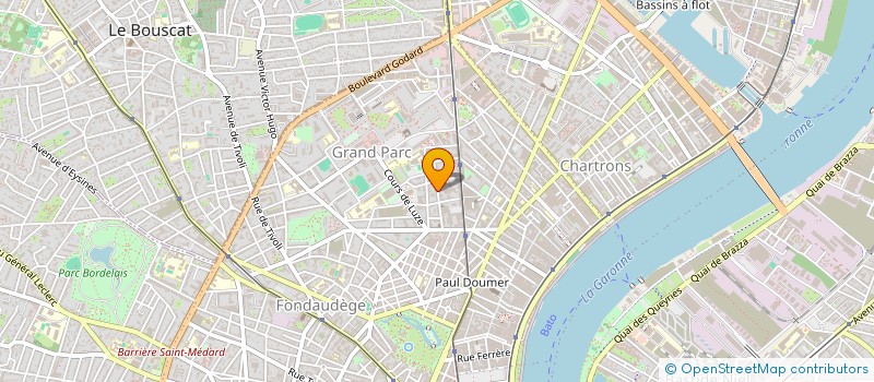 localisation de l'entreprise MADAME ISABELLE SOULIGNAC  BORDEAUX