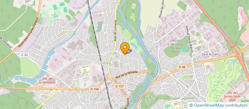 localisation de l'entreprise MADAME ISABELLE SOULLIER  GOLBEY