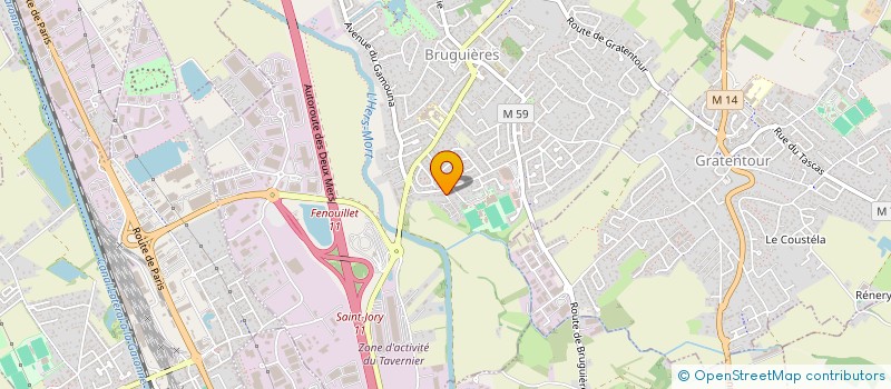 localisation de l'entreprise MADAME ISABELLE SOULOUMIAC  BRUGUIERES