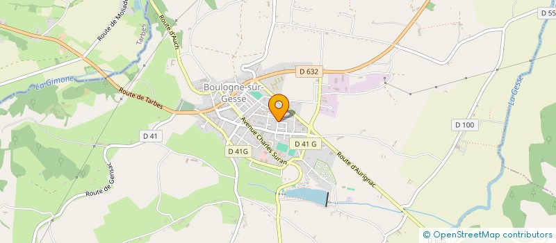 localisation de l'entreprise MADAME ISABELLE SOUM  BOULOGNE-SUR-GESSE