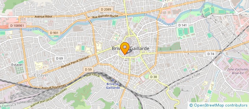 localisation de l'entreprise MADAME ISABELLE SOUMY  BRIVE-LA-GAILLARDE