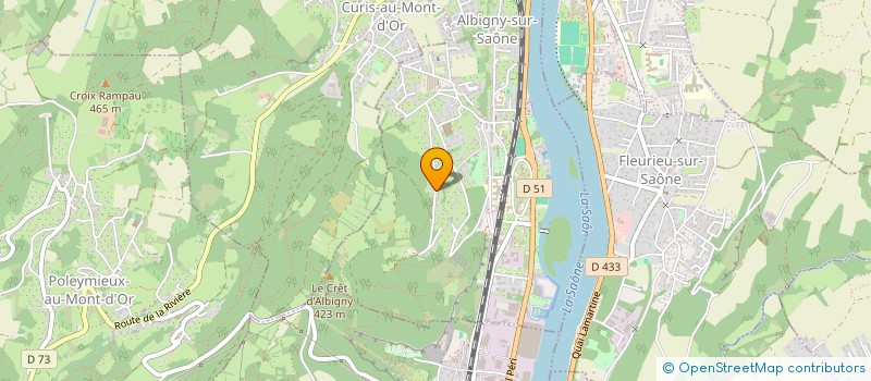 localisation de l'entreprise MADAME ISABELLE SOUNY  ALBIGNY-SUR-SAONE