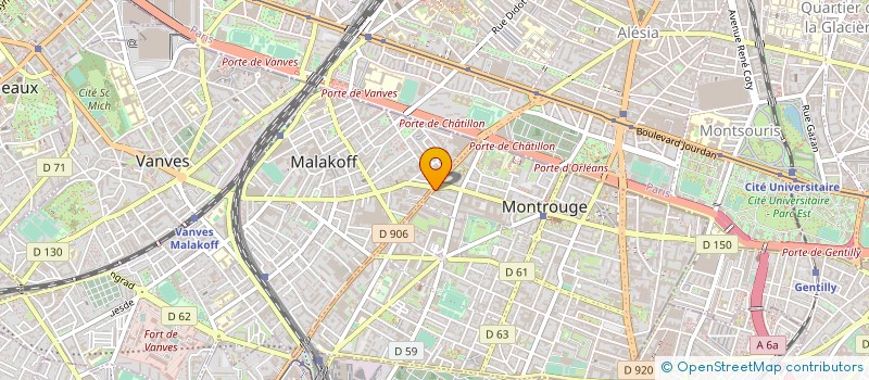 localisation de l'entreprise MADAME ISABELLE SOUQUES à MONTROUGE