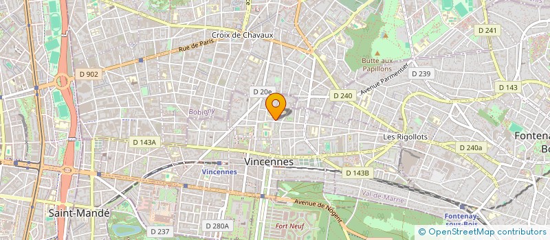 localisation de l'entreprise MADAME ISABELLE SPRUNG  VINCENNES