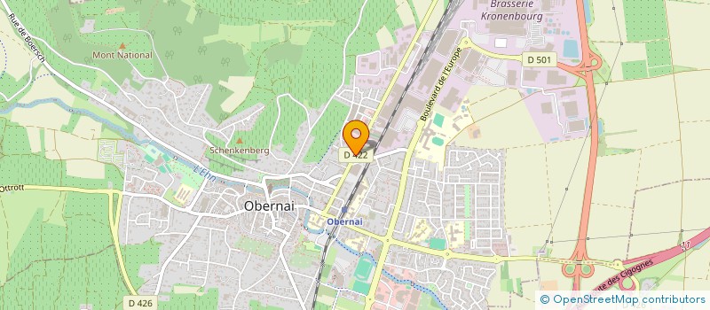 localisation de l'entreprise MADAME ISABELLE STARICKY  OBERNAI