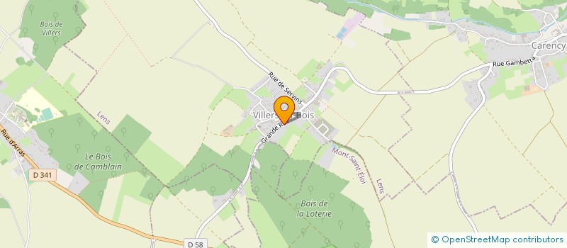 localisation de l'entreprise MADAME ISABELLE STENZEL  VILLERS-AU-BOIS