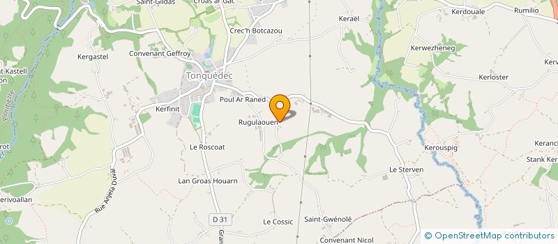 localisation de l'entreprise MADAME ISABELLE STEPHAN  TREVOU-TREGUIGNEC