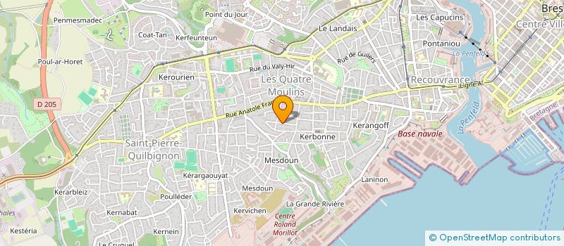 localisation de l'entreprise MADAME ISABELLE STEPHANT à BREST