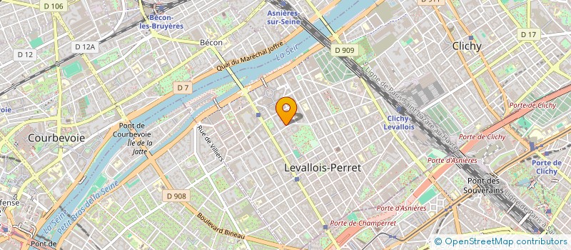 localisation de l'entreprise MADAME ISABELLE STIOUI à LEVALLOIS-PERRET
