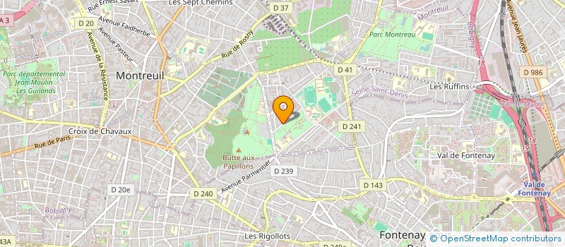 localisation de l'entreprise MADAME ISABELLE STORMS à MONTREUIL