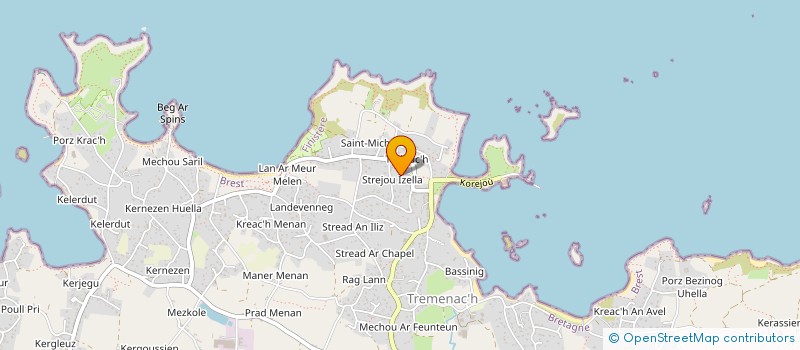 localisation de l'entreprise MADAME ISABELLE SUDRE  PLOUGUERNEAU