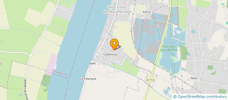 localisation de l'entreprise MADAME ISABELLE SUEUR  SAINT-LOUIS-DE-MONTFERRAND