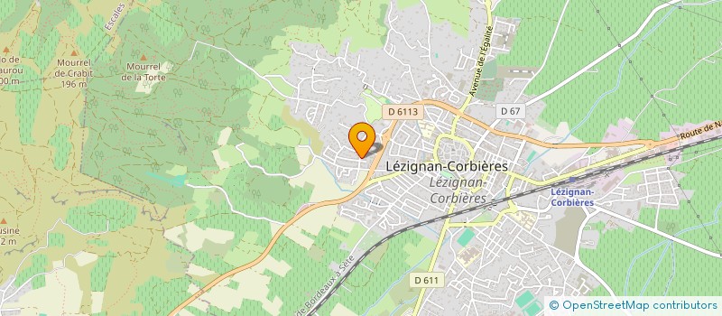 localisation de l'entreprise MADAME ISABELLE SUTTER à LEZIGNAN-CORBIERES