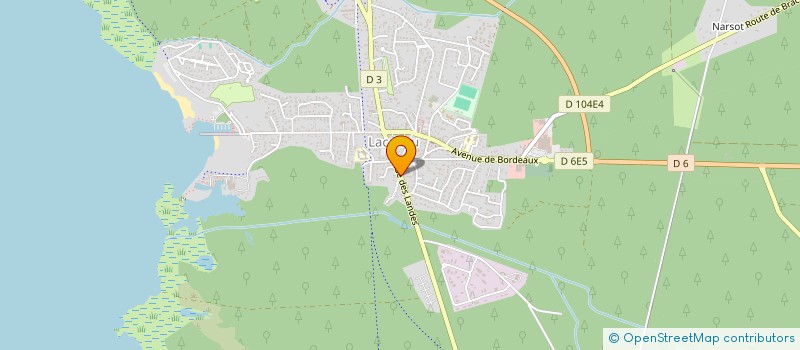 localisation de l'entreprise MADAME ISABELLE SVAHN  LACANAU