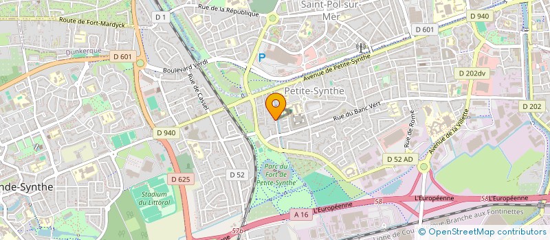 localisation de l'entreprise MADAME ISABELLE SWYNGEDAUW  DUNKERQUE