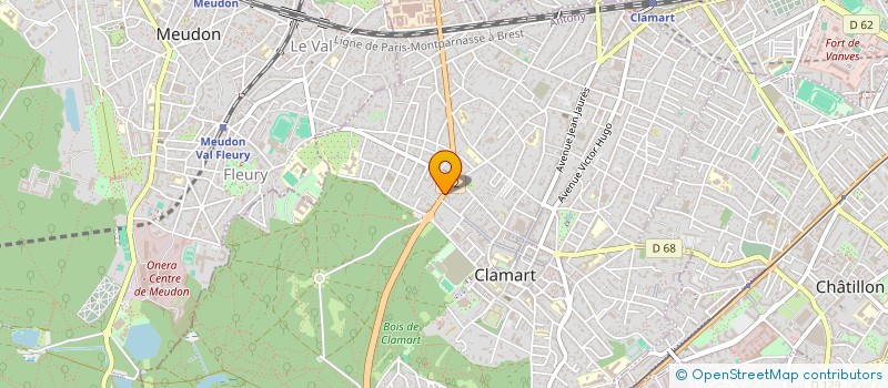 localisation de l'entreprise MADAME ISABELLE SZOMI  CLAMART