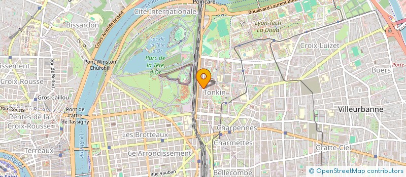 localisation de l'entreprise MADAME ISABELLE TABERLET  VILLEURBANNE