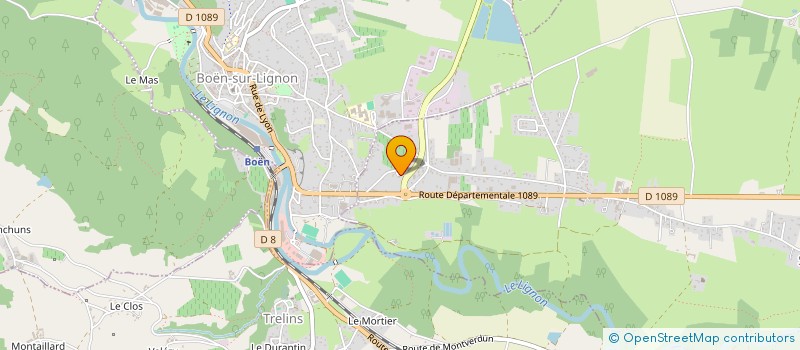 localisation de l'entreprise MADAME ISABELLE TABILLON  SAINTE-AGATHE-LA-BOUTERESSE