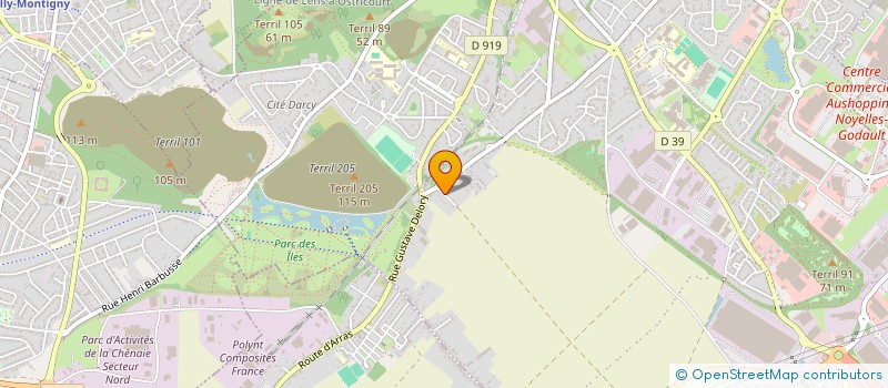 localisation de l'entreprise MADAME ISABELLE TAILLEZ à HENIN-BEAUMONT