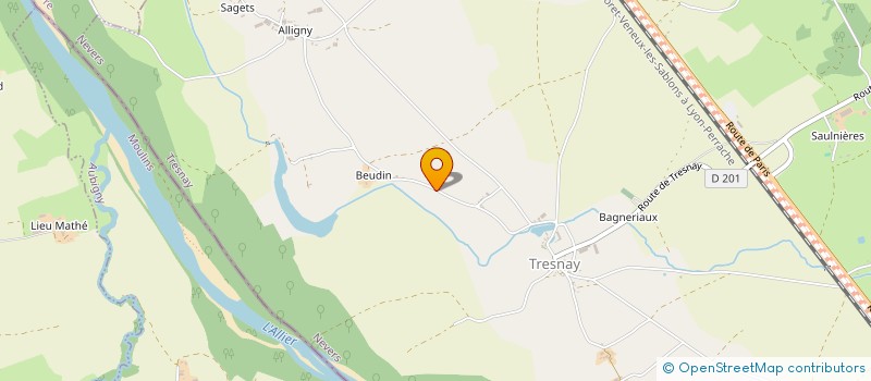 localisation de l'entreprise MADAME ISABELLE TANIERE  IMPHY