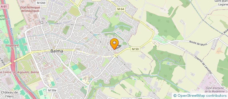 localisation de l'entreprise MADAME ISABELLE TARDET  BALMA