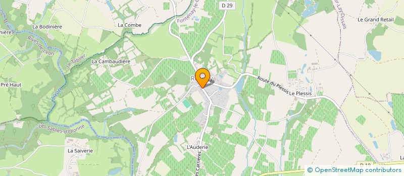 localisation de l'entreprise MADAME ISABELLE TASSAUX  MAREUIL-SUR-LAY-DISSAIS