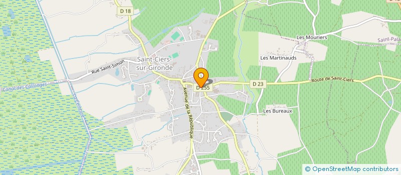 localisation de l'entreprise MADAME ISABELLE TAVERNIER  SAINT-CIERS-SUR-GIRONDE