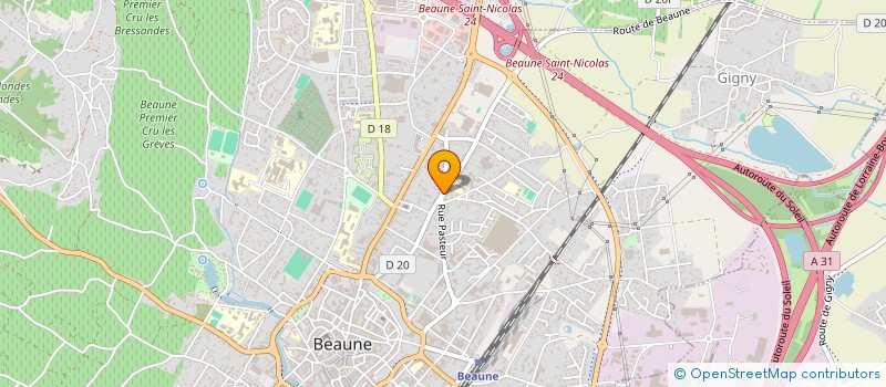 localisation de l'entreprise MADAME ISABELLE TCHANG TCHONG à BEAUNE