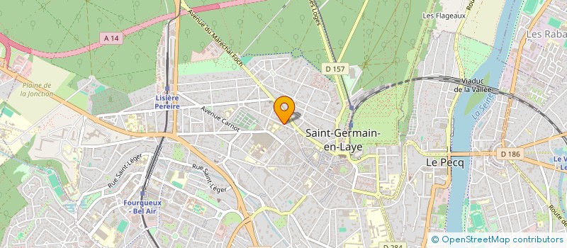 localisation de l'entreprise MADAME ISABELLE TECHEC  SAINT-GERMAIN-EN-LAYE