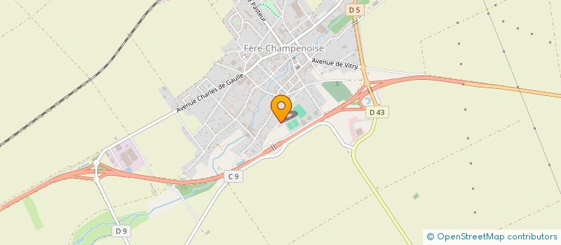 localisation de l'entreprise MADAME ISABELLE TENNEVIN à FERE-CHAMPENOISE