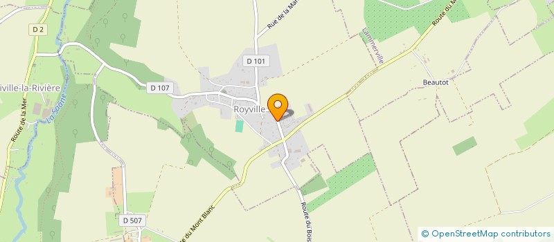 localisation de l'entreprise MADAME ISABELLE TERNOIS à ROYVILLE