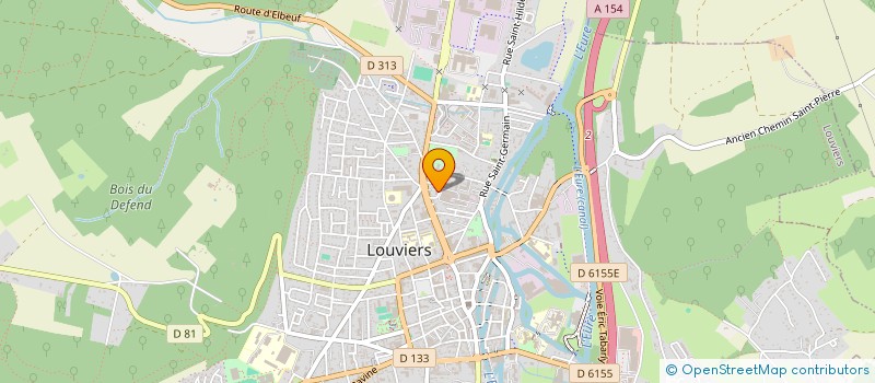 localisation de l'entreprise MADAME ISABELLE TERRASSE  LOUVIERS