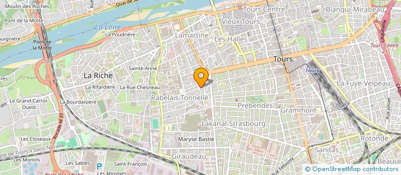 localisation de l'entreprise MADAME ISABELLE TERRASSON DEFOUGERES  TOURS