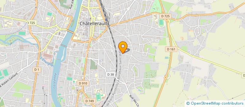 localisation de l'entreprise MADAME ISABELLE TESSIER  CHATELLERAULT