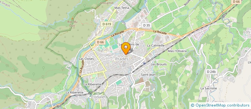 localisation de l'entreprise MADAME ISABELLE TESSIER  PRADES