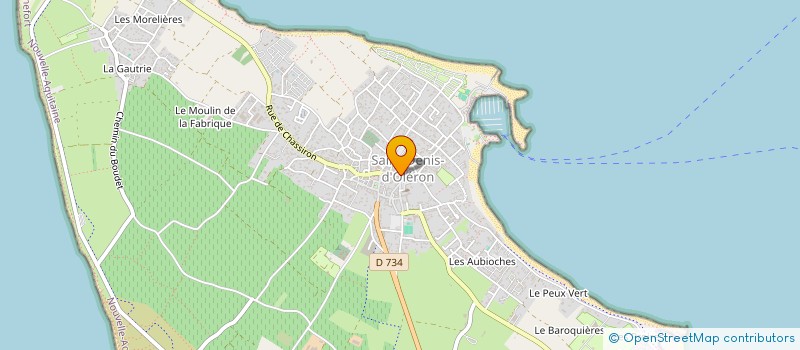 localisation de l'entreprise MADAME ISABELLE TEXERAUD  SAINT-DENIS-D'OLERON