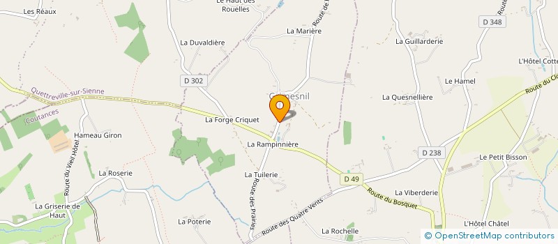 localisation de l'entreprise MADAME ISABELLE TEXIER  GRIMESNIL