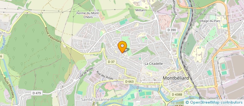 localisation de l'entreprise MADAME ISABELLE THEAUT à MONTBELIARD