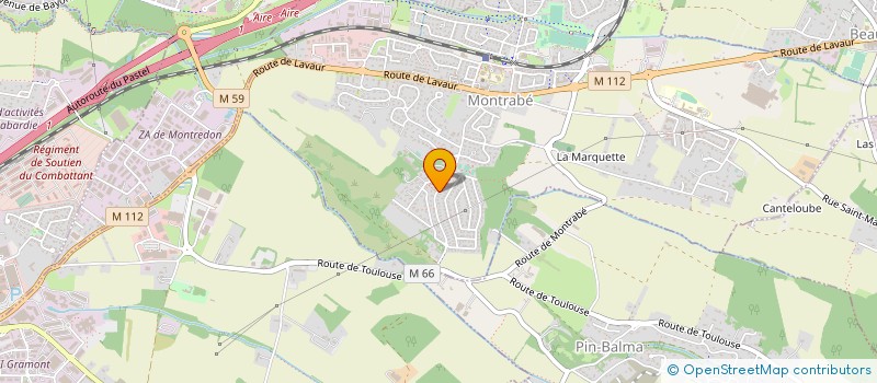 localisation de l'entreprise MADAME ISABELLE THENAULT  MONTRABE